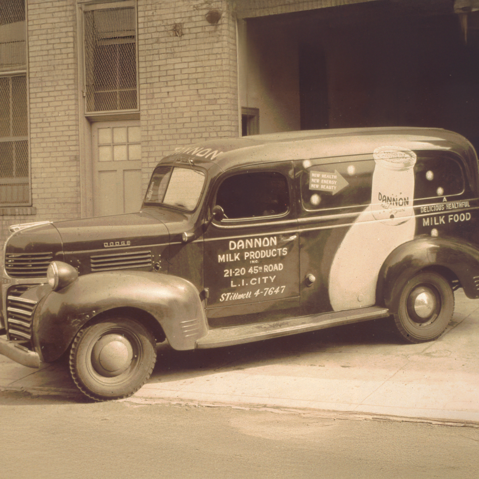 US first truck of Dannon